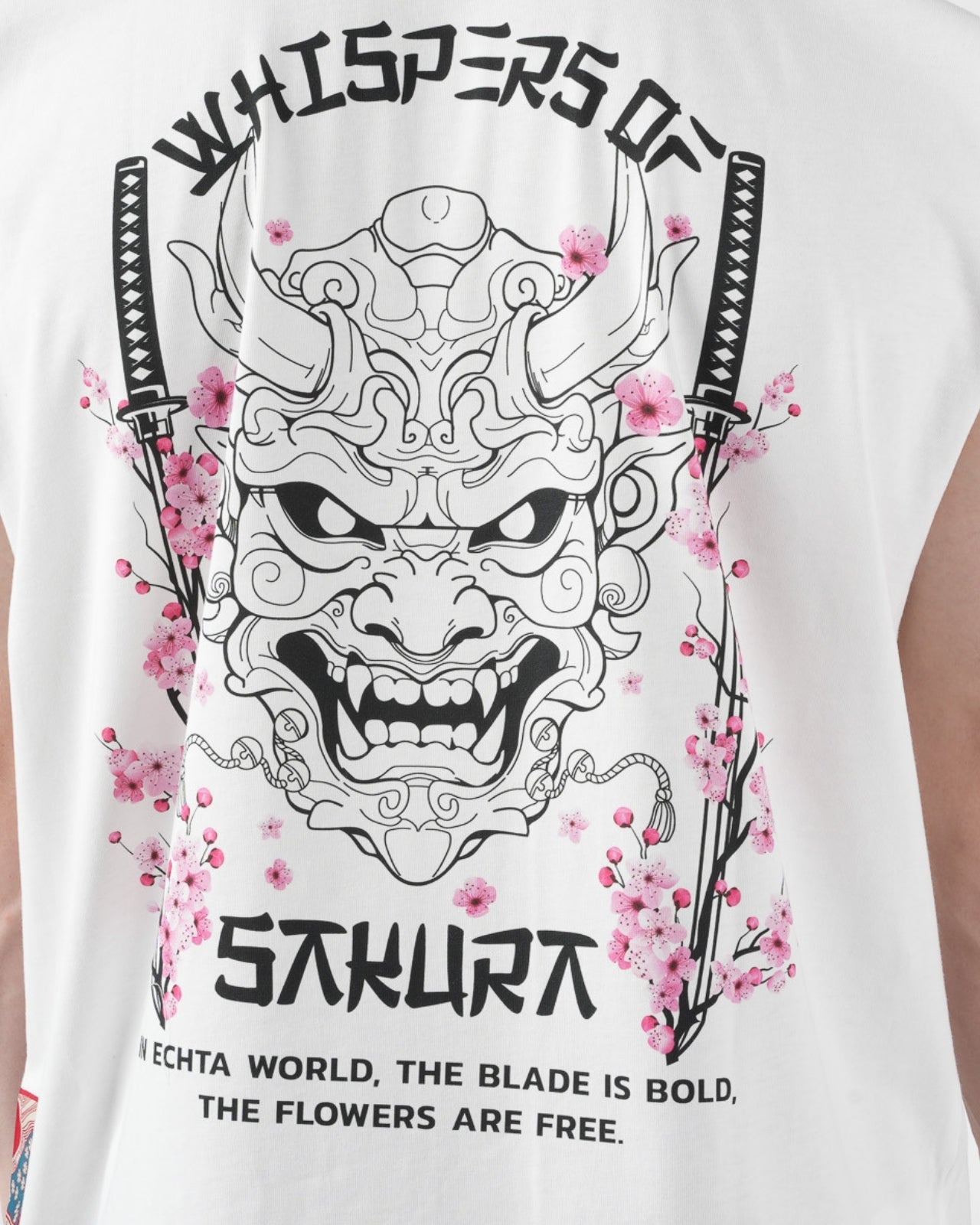 EW-02 | BUSHIDO BLOOM OVERSIZED SLEEVELESS T-SHIRT