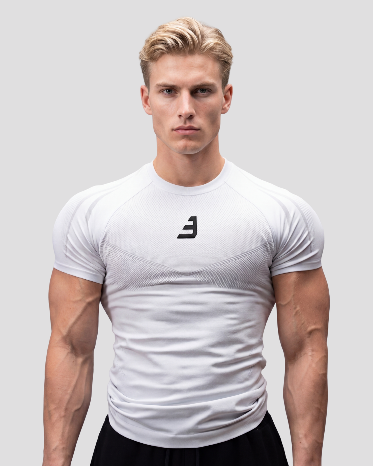 EW-CARBON | COLD GREY SEAMLESS T-SHIRT