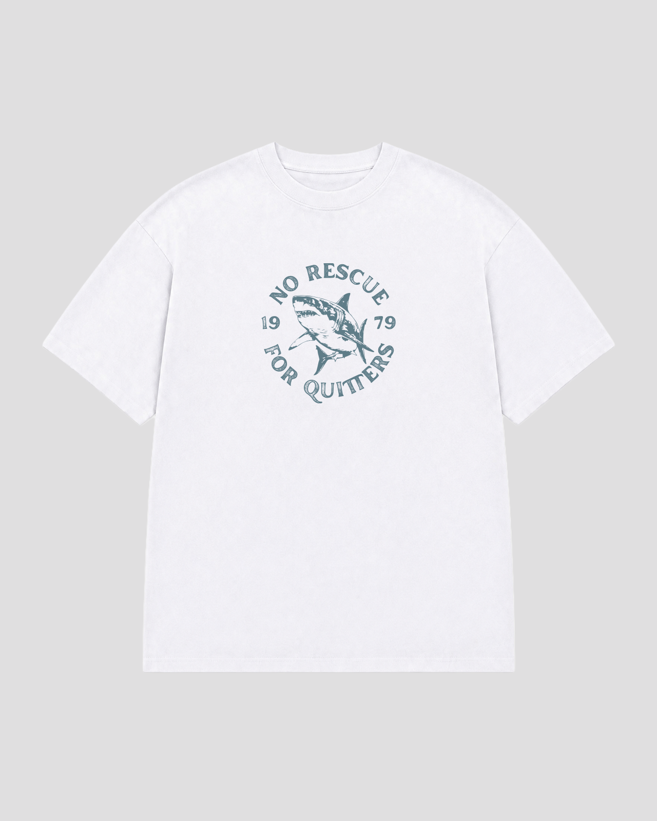 NO RESCUE OVERSIZE T-SHIRT