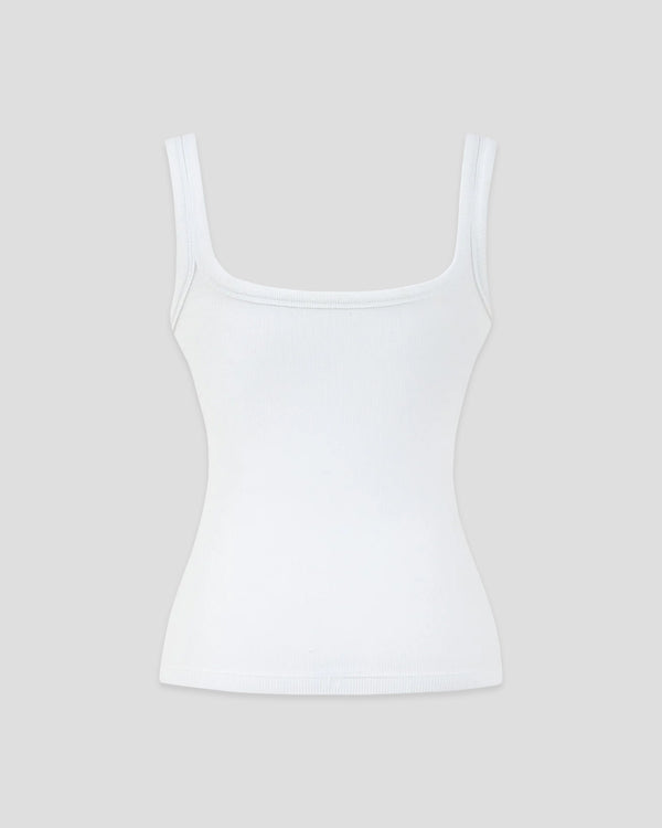 EW-ORIGIN | SEAMLESS WOMEN TANK TOP BEYAZ