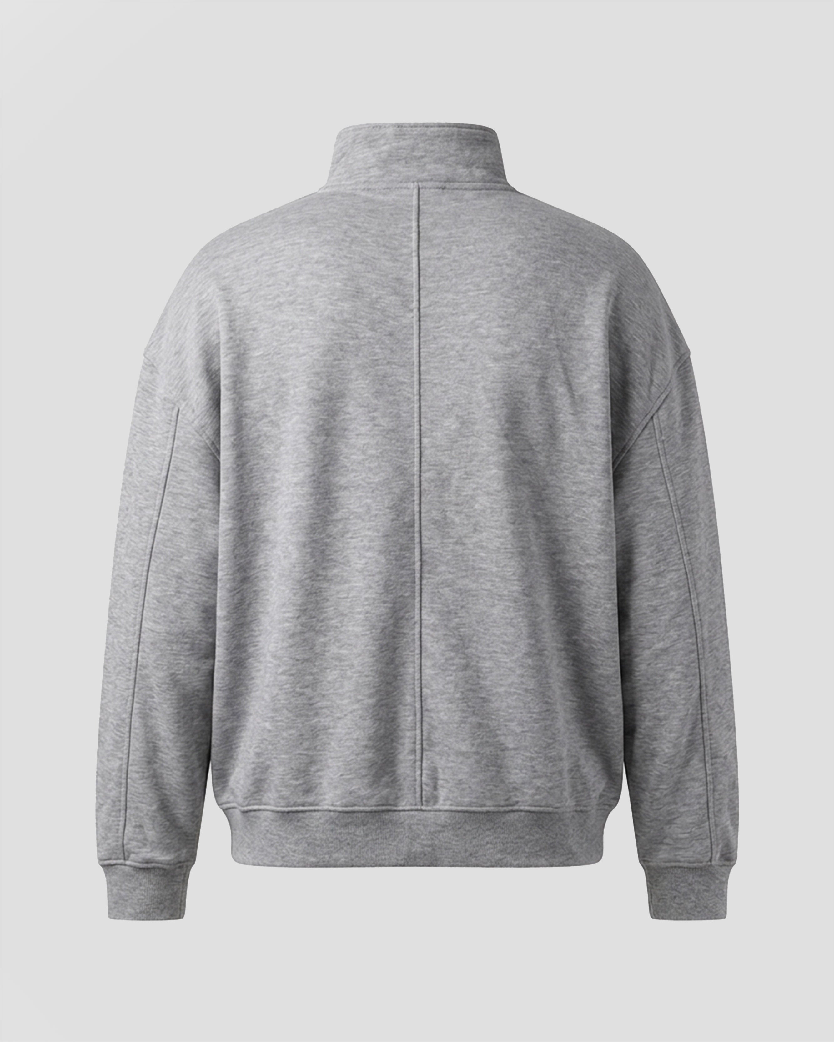 EW - ORIGIN | HALF-ZIP SWEATSHIRT GRİ