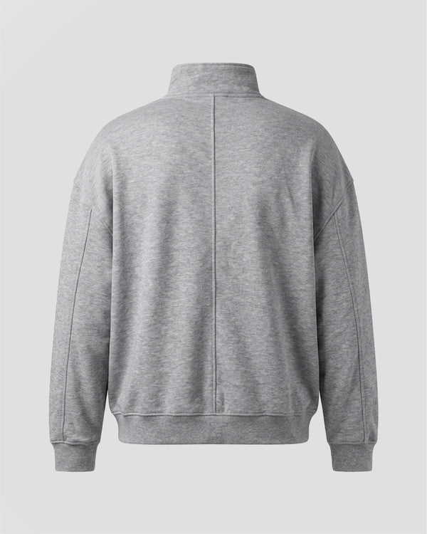 EW - ORIGIN | HALF-ZIP SWEATSHIRT GRİ