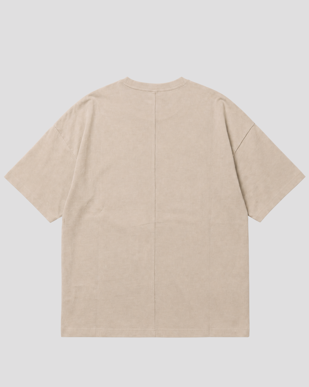 EW-ORIGIN | EKRU LOGO OVERSIZE T-SHIRT