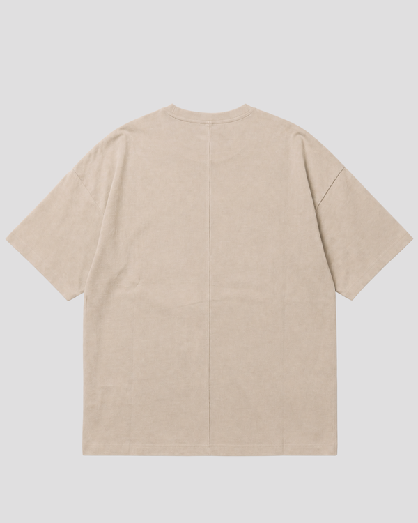 EW-ORIGIN | EKRU LOGO OVERSIZE T-SHIRT