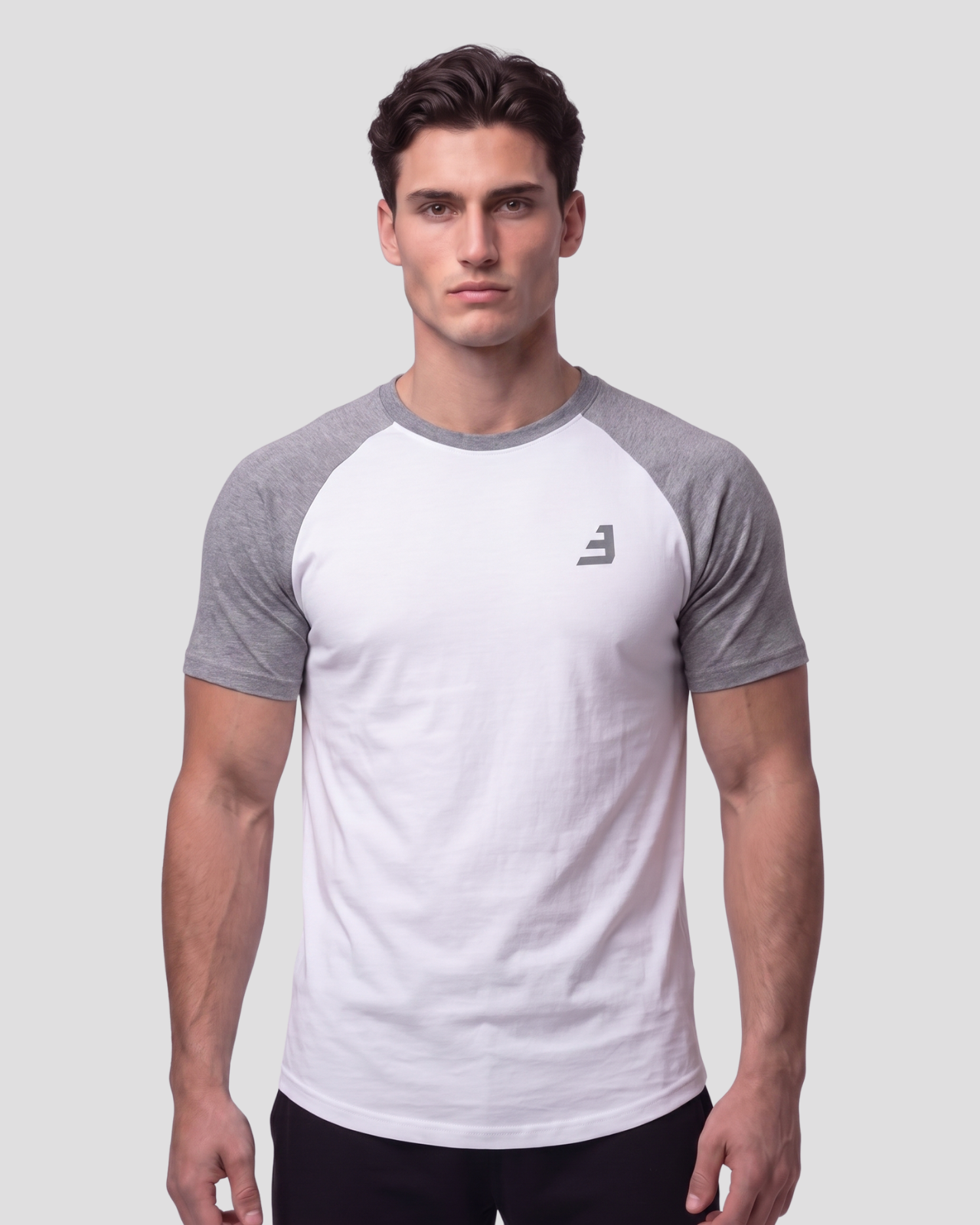 RAGLAN T-SHIRT GRİ