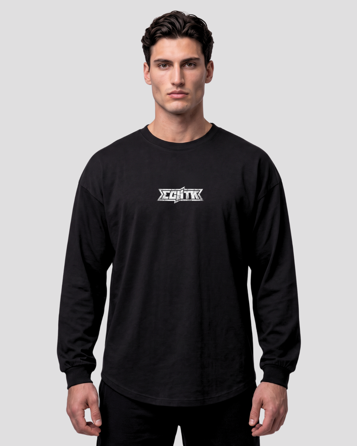 STONE LOGO LONG SLEEVE T-SHIRT