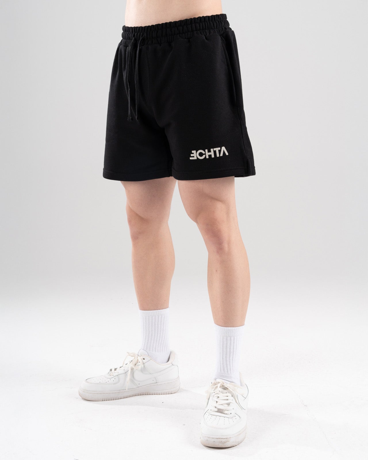 EW-01 | WIDE LEG SHORT SWEATSHORTS