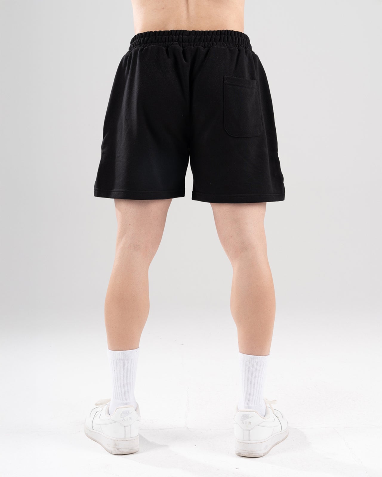 EW-01 | WIDE LEG SHORT SWEATSHORTS