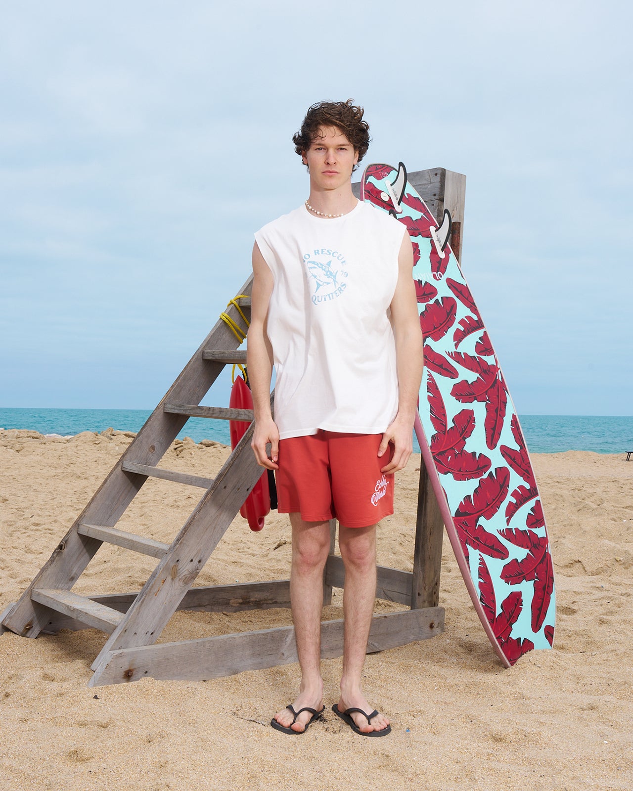 NO RESCUE SLEEVELESS T-SHIRT