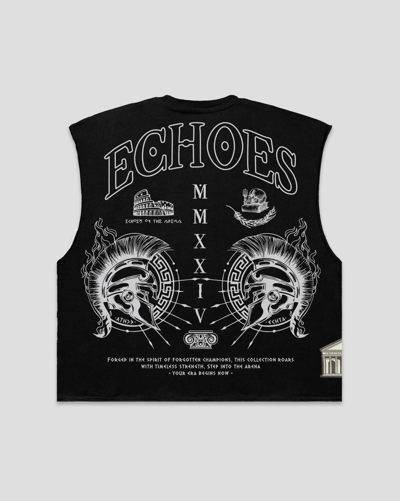 EW-03 | POST TENEBRAS GLORIA OVERSIZE BOX CUT SLEEVELESS T-SHIRT