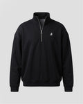 HALF-ZIP SWEATSHIRT SİYAH